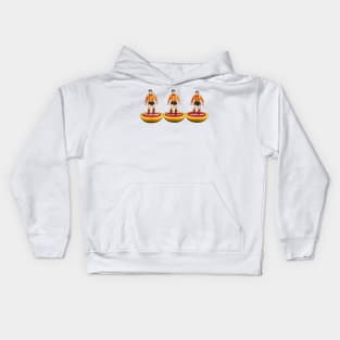 Classic Partick Thistle subbuteo players Kids Hoodie